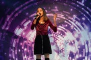 Vidhuscha Sounderrajan während ihres Auftritts bei «Kids Voice». (Bilder: PD)