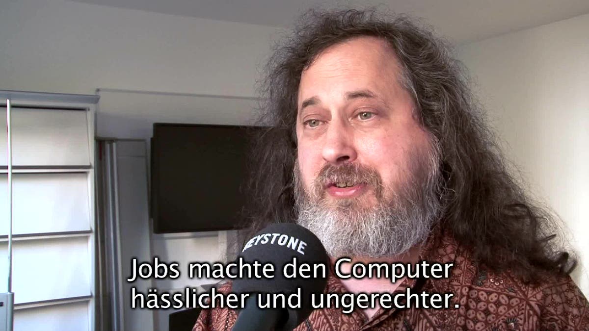 Richard stallman interview steve jobs