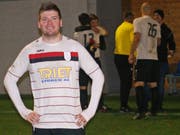 Nicolas Fäh sorgte mit seinem Tor in der Nachspielzeit dafür, dass der FC Gams mit drei Punkten in die Winterpause geht. (Bild: Daniel Schmidt)