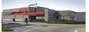 So soll der neue Haupteingang ins Einkaufszentrum Seepark in Kreuzlingen mit dem neuen Migros-Restaurant aussehen. (Bild: PD)