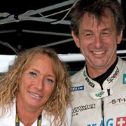 Diana Frei und Rolf Bertschinger. haben Spass am Supermoto.