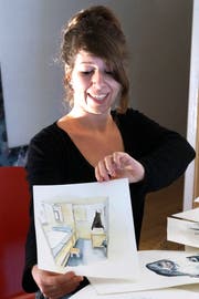Carole Isler, Künstlerin. (Bild: Dieter Langhart)