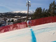 Pascal Schönenberger muss zusammen mit seinen Kollegen bei der Abfahrtsstrecke den Zielsprung betreuen. Hier donnert Beat Feuz an ihnen vorbei. Die Sprünge gehen teilweise bis zu 70 Meter weit. (Bild: PD)