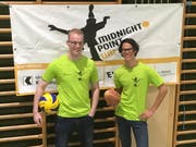 Sie leiten das Projekt «Midnight Point Uri» in Altdorf: Raphael Zanini (links) und Amadeo Dal Farra. (Bild: PD)