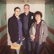 Stephan Sigg, Tom Zai und Alice Gabathuler (von links) mischen mit ihrem Verlag die Schweizer Jugendbuchszene auf. (Bild: PD)