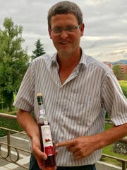 Bruno Eschmann mit seinem ausgezeichneten "Blütenzauber".