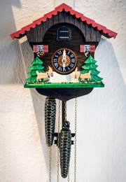 Eine der in Kreuzlingen gefertigten Kuckucksuhren. (Bild: Reto Martin)
