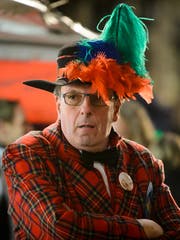 Bruno Bischof in seiner Fasnachtsuniform.