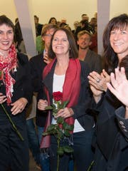 Claudia Friedl kann nach ihrem Erfolg 2015 für die SP als Bisherige an den Start gehen. (Bild: Ralph Ribi)
