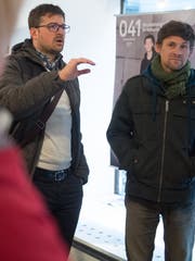 Martin Panchaud (links) und Benedikt Notter, Gewinner von Comicstipendien 2018.