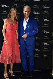 Zu Gast in der alten Heimat. Marcello Foa besucht mit seiner Frau das Filmfestival Locarno. (Bild: Pier Marco Tacca/Getty Images (Locarno, 9. August 2019))