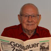 Franz Schildknecht war 22 Jahre lang Alleinredaktor der GoZ. (Bild: Vanessa Mengel)
