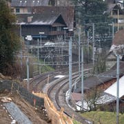 Erste Vorarbeiten für das Projekt Zugersee Ost sind bereits am Laufen. (Bild: Maria Schmid (Walchwil, 7. Januar 2019))