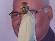 Ram Nath Kovind kurz nach seiner Wahl zum indischen Staatspräsidenten. (Bild: Keystone, 20. Juli 2017.)
