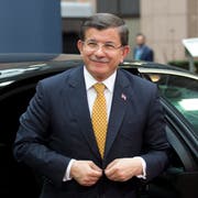 Der frühere türkische Ministerpräsident Ahmet Davutoglu. (Bild: Geoffroy Van der Hasselt/AP)