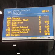 Bei der Signalisation und bei den Monitoren am Bushof besteht noch Handlungsbedarf. Sie werden demnächst nachgerüstet. (Bild: Jessica Nigg)