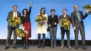 Hauchdünner Triumph Sibel Arslan (Zweite von links) schnappte sich 2015 den fünften Sitz. (Bild: Roland Schmid)