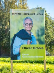 Der Parteilose Oliver Gröble machte im ersten Wahlgang 27 Stimmen weniger als Norbert Näf (CVP).