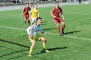 Nach dem etwas überraschenden 7:3-Auftaktsieg gegen Aadorf haben die Bütschwiler Spieler um Torhüter Noah Oswald weitere Punkte in Sichtweite. Gegen Schlusslicht Wil soll am Samstag ein neuerliches Erfolgserlebnis hinzukommen. (Bild: Beat Lanzendorfer)