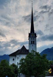 Die Kirche von Alpnach. (Bild: Markus von Rotz, Alpnach, 7. Juni 2018)