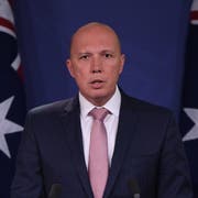 Australiens Innenminister Peter Dutton. Bild: Dean Lewis/EPA (20. November 2018)