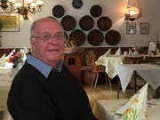Kurt Köberlin im Gasthaus Wallgut. (Bild: Urs Brüschweiler)