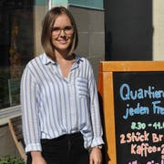 Denise Keel vor dem Quartiertreff an der Löwenstrasse. (Bild: Valentina Thurnherr)