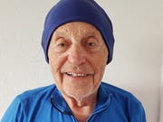 Robert Zwinggi, alt Kantonsrat und ältester Ostschweizer Teilnehmer am Engadiner 2019. Bild: PD