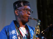 Joseph Jarman an einem Konzert im Jahr 2005 mit seinem Joseph Jarman Ensemble. (Photo by Hiroyuki Ito/Getty Images)