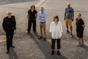 Der Verein Platzhalter (von links): Ralph Eichenberger, Catherine Huth, Thomas Stadelmann, Geschäftsführerin Francesca Blachnik, Reto Achermann und Edina Kurjakovic. (Bild: PD)