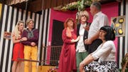Eine Nacht voller Chaos erlebten die Figuren des Schwanks «d‘Alptraum-Villa» der Theatergruppe Wängi. (Bild: Maya Heizmann)