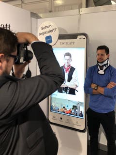 Mirco Scherrer ist das Gesicht der TOM. Das Foto für das Plakat wurde glücklicherweise vor seinem Unfall geschossen. (Bild: Timon Kobelt, 11. Mai 2019)