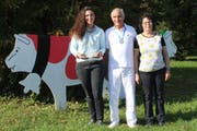 Sind stolz: Kerstin, Paul und Elisabeth Koch.(Bilder: Trudi Krieg)