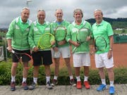 Der Aufstieg in die Nationalliga C ist für die Herren 65+ des Tennisclubs Wildhaus-Unterwasser ein grosser Erfolg. (Bild: PD)