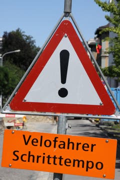 ...was sich auf das Vorankommen mit dem Velo auswirken kann. (Bilder: Reto Voneschen)