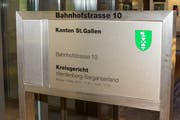 Am Kreisgericht in Mels musste sich der Angeklagte wegen Todesdrohungen verantworten. (Bild: Patrick Gutenberg)