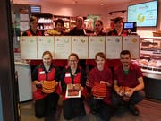 Das Team der Metzgerei Rust in Neu St.Johann. (Bild: PD)