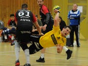 Er strebt mit dem KTV Altdorf einen Sieg gegen die Winterthurer an: Rückraumspieler Amer Zildzic. (Bild: Urs Hanhart, Altdorf, 1. Dezember 2018)
