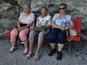 Drei Frauen aus Altstätten: «Wir geniessen die Ruhe hier am See.»