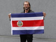 Christian «Grisi» Furger glaubt nicht an einen Sieg Costa Ricas gegen die Schweiz. Bild: Florian Arnold (Altdorf, 25. Juni 2018)