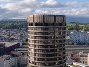 Blick auf den Sitz der Bank für internationalen Zahlungsausgleich in Basel. (Bild: Georgios Kefalas/Keystone, 24. September 2018)