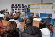 Rebecca Gantenbein gab einen Einblick in das Leben der geschlossenen Wohngruppen. (Bild: Kathrin Meier-Gross)