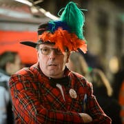 Bruno Bischof, Präsident der Fasnachtsgesellschaft St.Gallen. (Bild: Michel Canonica - 2. März 2014)