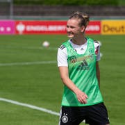 Alexandra Popp im Training während der WM-Vorbereitung. (Bild: Getty; Grassau, 25. Mai 2019)