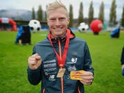 Die Freude über den Meistertitel überwiegt bei Patrik Wägeli. (Bild: Jörg Greb)