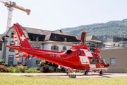 Der Verletzte musste mit der Rega ins Spital geflogen werden. (Symbolbild: Mareycke Frehner)