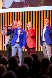 Das A-Cappella-Quintett Bliss bietet Unterhaltung mit Lokalkolorit.