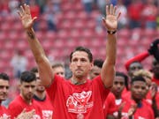 René Adler, 34-jährig, zwölf Spiele als deutscher Nationalgoalie; hatte viel Verletzungspech; in Leverkusen von 2003 bis 2012; Rücktritt am vergangenen Samstag in Mainz.