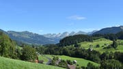 Diese Aussicht ist einer der Gründe, weshalb in Horben in den 80er und 90er-Jahren viele Ferienhäuser gebaut wurden. (Bild: Michael Hehli)