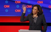 Kamala Harris liess Leidenschaft vermissen. (Bild: AP Photo/Paul Sancya, Detroit, 31. Juli 2019)